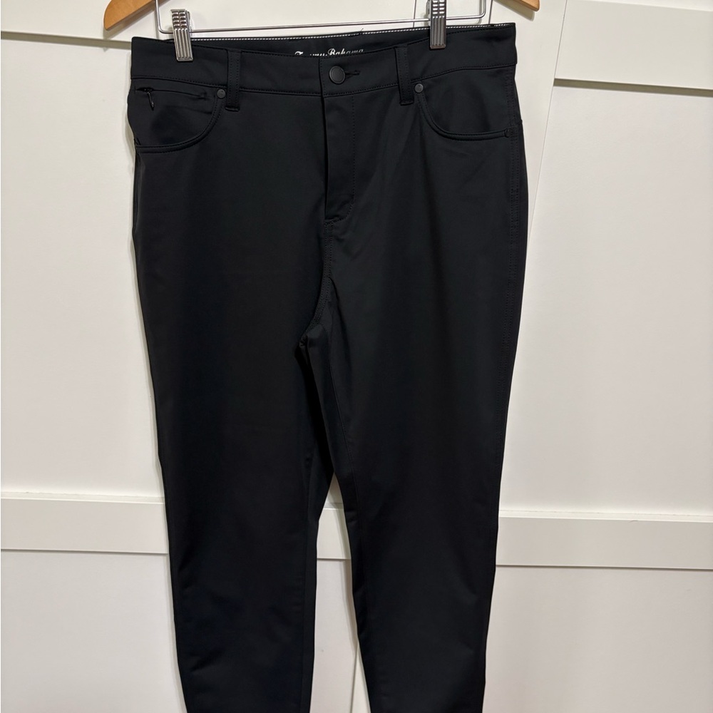Tommy Bahama Slim Island Zone city pants, black